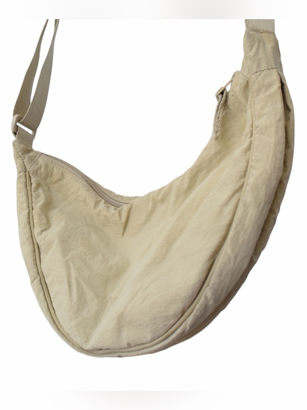 Uniqlo Round Mini Shoulder Bag Beige